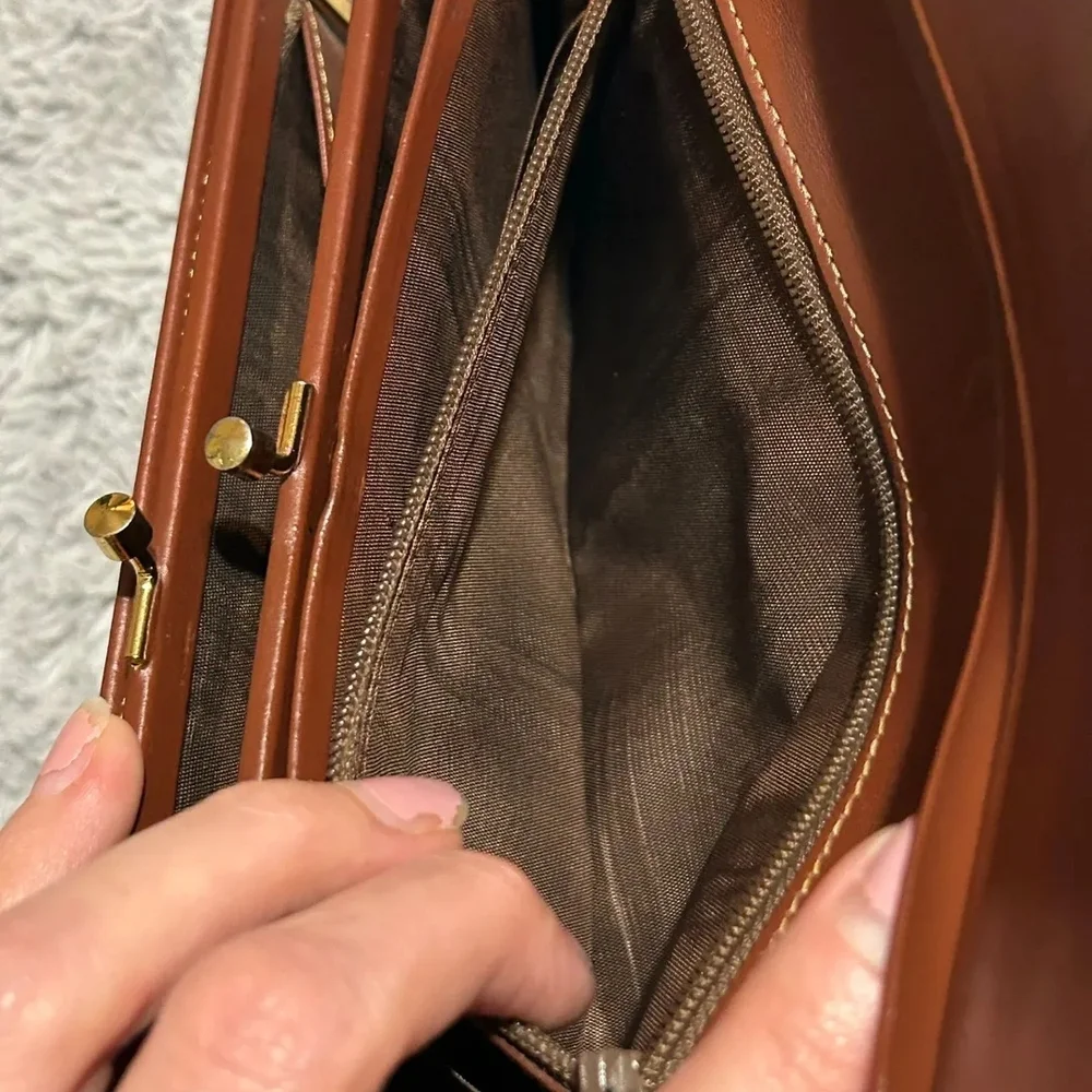 Burberry Beige and Brown Plaid Wallet Nova Check Authentic - Picture 7 of 7